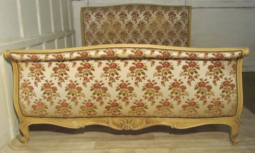 fig 1. French Carved 5Ft Double Sleigh Bed