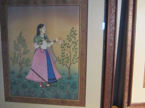 fig 1. A Colourful Pair of Indian Water Colour Paintings