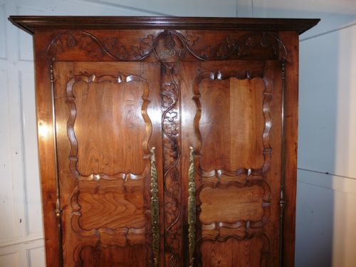 fig 2. Superb Breton Elm Armoire, or Housekeeper’s Cupboard or Wardrobe