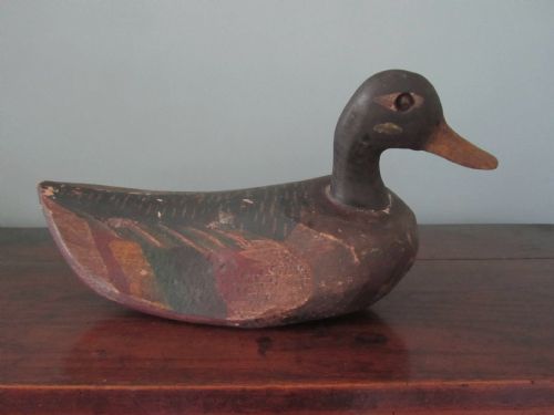 fig 1. A Decorative French Folk art Decoy Duck