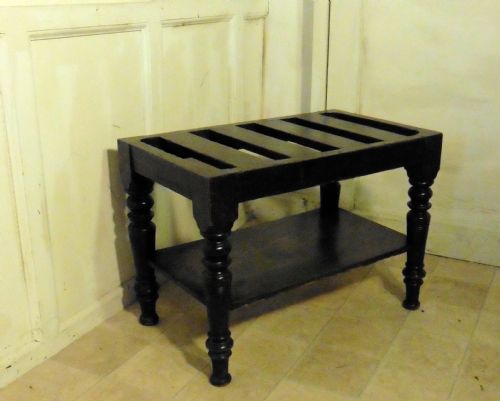 fig 1. A Victorian Luggage Rack, Suitcase Stand