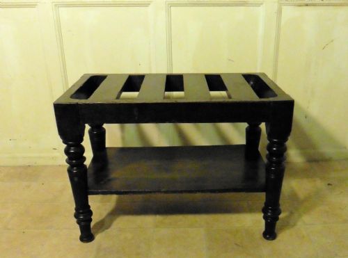 fig 2. A Victorian Luggage Rack, Suitcase Stand
