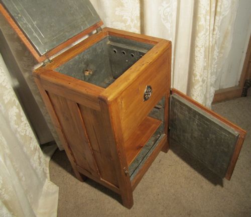 fig 2. Country House Pine Ice Box or Refrigerator from around 1890