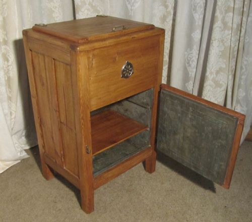 fig 3. Country House Pine Ice Box or Refrigerator from around 1890
