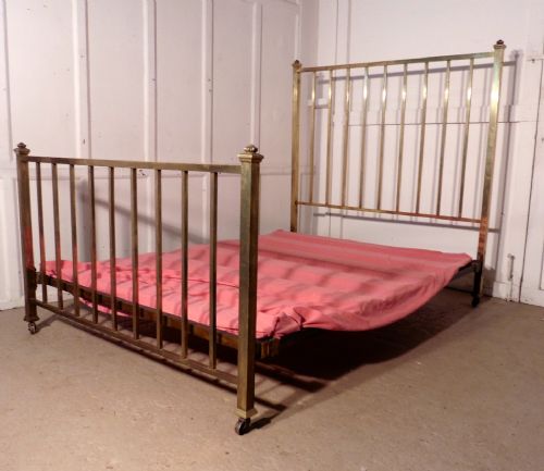 Lovely French Brass Double Bed
