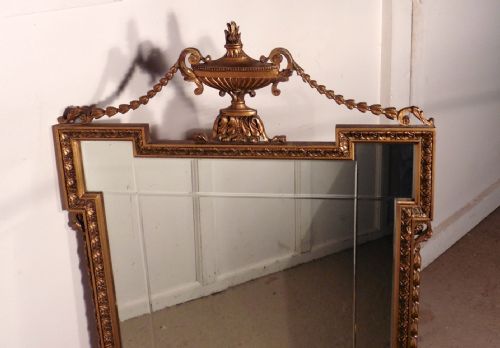 fig 1. Carved Regency Style Gilt Wall Mirror