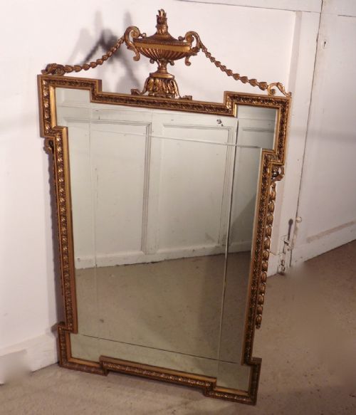 fig 2. Carved Regency Style Gilt Wall Mirror