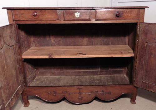 fig 1. A 18th Century Country Oak Dresser, from Normandy