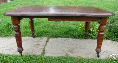 fig 1. Victorian Mahogany Dining Table