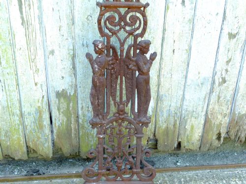 fig 2. A Large Architectural French Cast Iron Cross, Crucifix