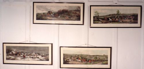A Set of Prints Depicting the 4 Seasons Dated 1883 After W.j.shayer