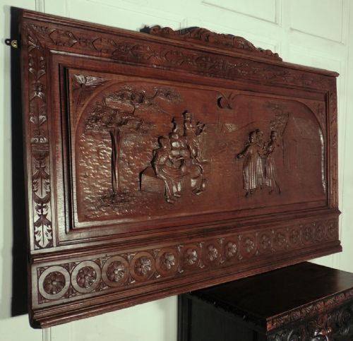 fig 1. A Superbly Carved French Oak Panel