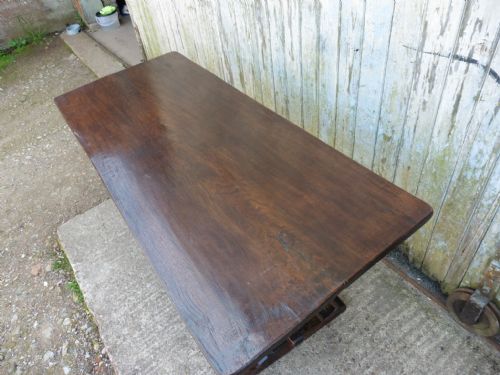 fig 3. 19th Century Country Oak Refectory Table or Tavern Table