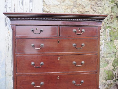 fig 2. Early Victorian Mahogany Chest on Chest