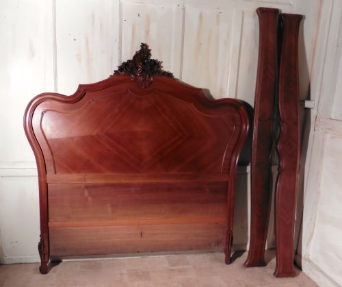 fig 2. Louis XV Style French Walnut Double Bed
