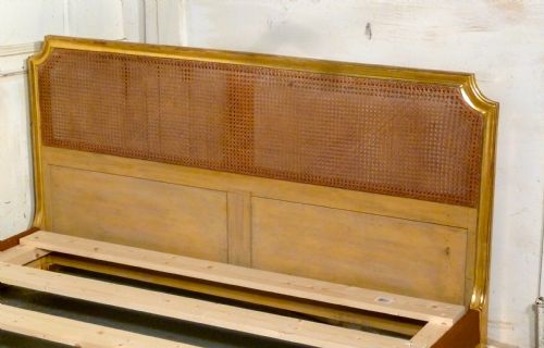 fig 2. French Gold and Bergère Double Bed