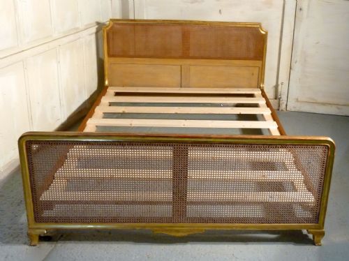 fig 3. French Gold and Bergère Double Bed