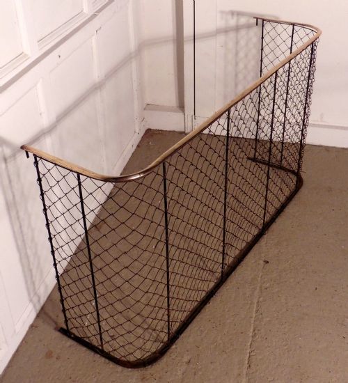 A High Victorian Nursery Fire Guard, Brass Fender