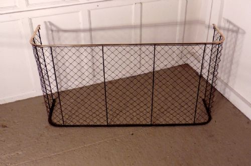 fig 1. A High Victorian Nursery Fire Guard, Brass Fender
