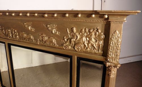fig 1. Regency Gilt Mirror or Over Mantle