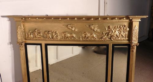 fig 2. Regency Gilt Mirror or Over Mantle