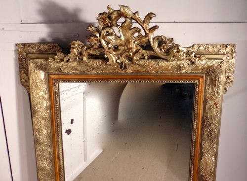 fig 1. Large French Gilt Wall Mirror