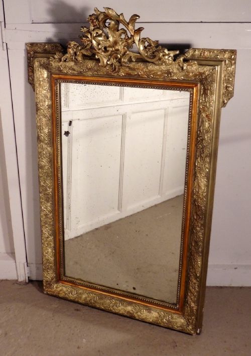 fig 2. Large French Gilt Wall Mirror