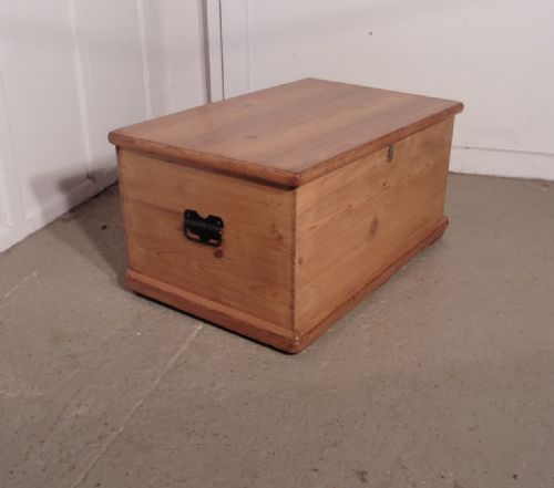 Victorian Pine Blanket Box or Coffee Table