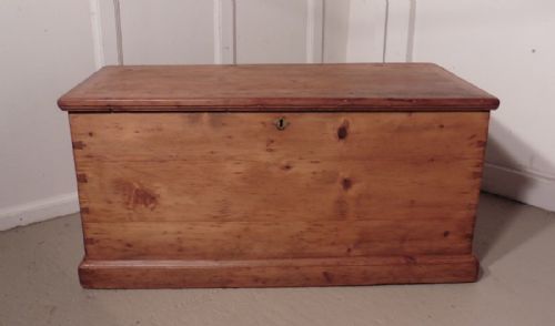 Victorian Pine Blanket Box or Coffee Table