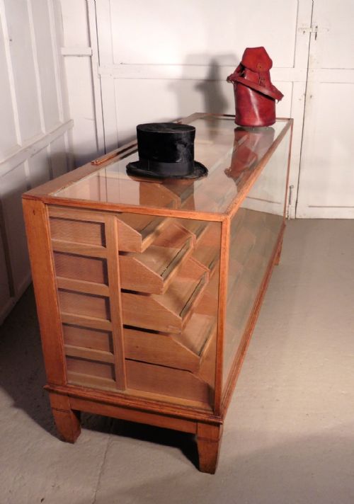 fig 3. Vintage Art Deco Haberdashery Shop Counter, Shop Display