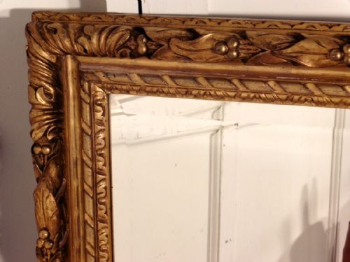 fig 2. A Large 19th Century Gilt Wall Rococo Mirror