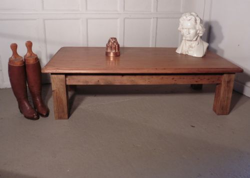 fig 1. Large Victorian Pine Farmhouse Coffee Table