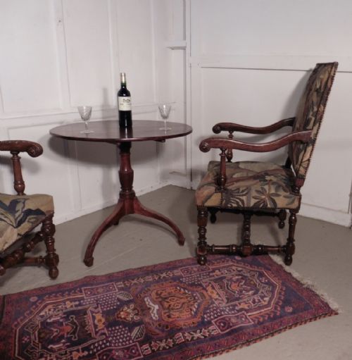 fig 3. A pair of French Arts and Crafts Walnut Library Chairs