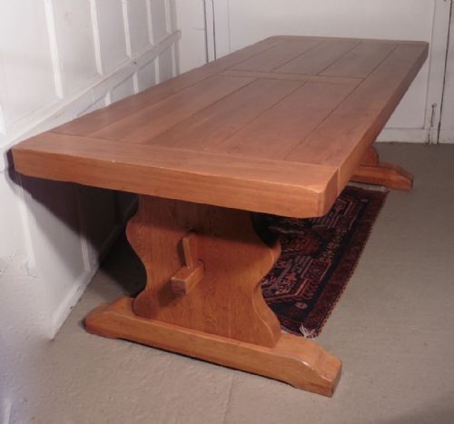 fig 2. A Large French Golden Oak Refectory Table