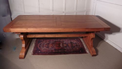fig 3. A Large French Golden Oak Refectory Table