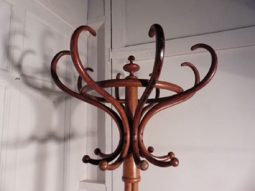 fig 1. 19th Century Thonet Bent Wood Hall Stand