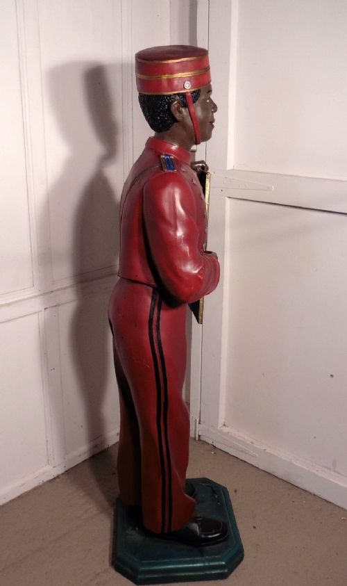 fig 1. Art Deco Restaurant Menu Holder, Blackamoor, Bell Hop