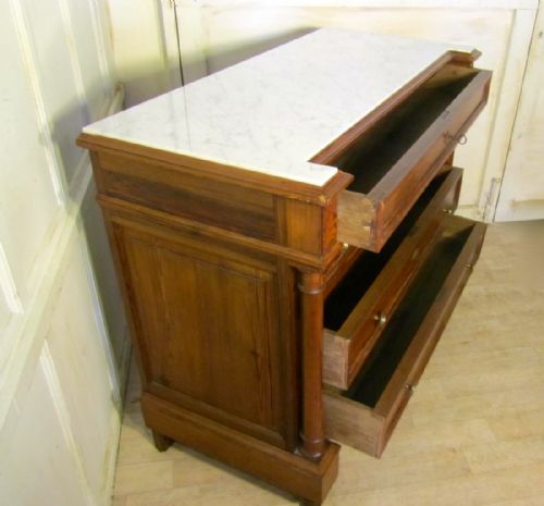 fig 1. French Pine Commode or Chest of Drawers dating from 1880