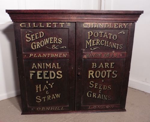 fig 2. Victorian Painted Cupboard , Farm Shop Country Store, Gillett’s London