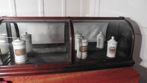fig 2. Large Victorian Mahogany Shop Display Cabinet, Museum, Collector’s