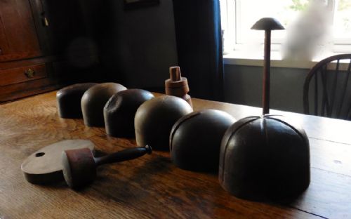 A Collection of Vintage 19th Century French Hat Blocks, Shop Display
