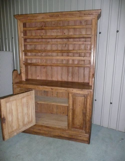 fig 1. Early 19th Century Rustic Pine Irish Dresser