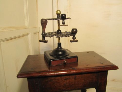 Victorian Brass and Iron Rubber Stamp Stand