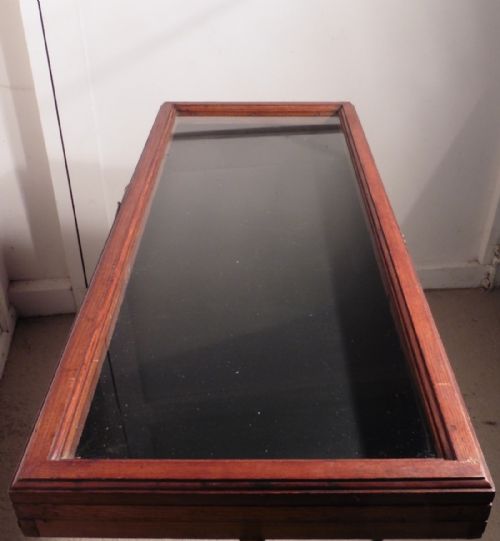 fig 3. Victorian Golden Oak Counter Top Jewellery Cabinet, Shop Display