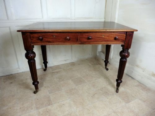 Early Victorian Mahogany Writing Table
