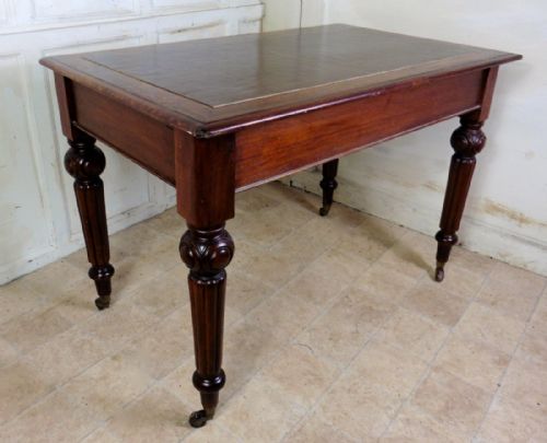 fig 2. Early Victorian Mahogany Writing Table