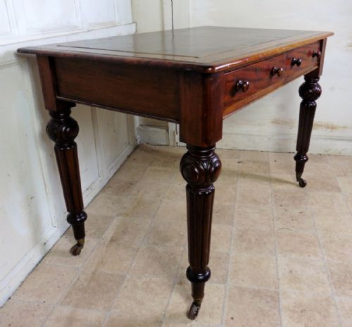 fig 3. Early Victorian Mahogany Writing Table