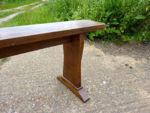 fig 2. Old French Elm Farmhouse Kitchen Bench