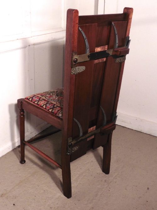 Victorian Mahogany Bedroom Chair and Trouser Press, Gentleman’s Outfitter Shop Display