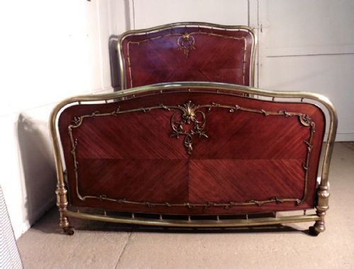 fig 2. French Empire Louis XV Style Rococo King Size Double Bed